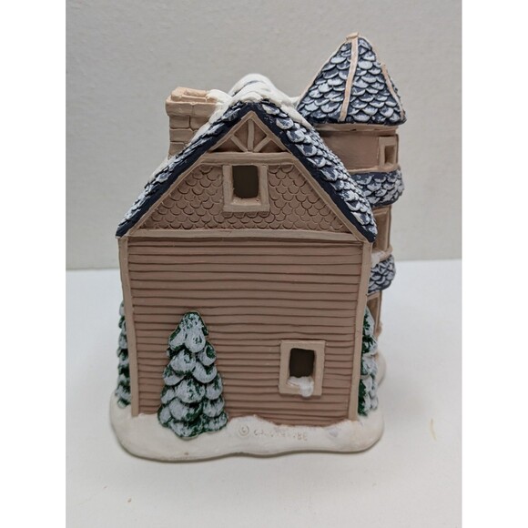 California Creations Christmas Village PAINTED Victorian House Holiday SE - Picture 3 of 6